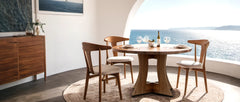 47.24" Round Dining Table for 4 – Modern American Style for Dining Room & Kitchen