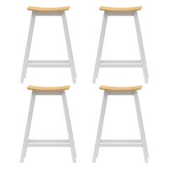 Artiss 4x Bar Stools Wooden Chairs Oak