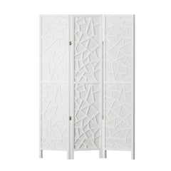 Artiss 3 Panel Room Divider Screen 122x170cm Clover White