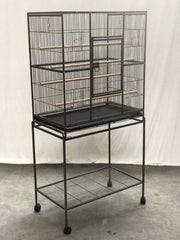 YES4PETS 161 cm Bird Cage Parrot Aviary Pet Stand-alone Budgie Perch Castor Wheels