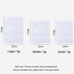 50 Pcs Thickened Non Woven Shoe Storage Bag Portable & Sunscreen - 50Pcs /Pack 32X38Cm Middle