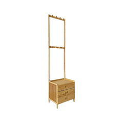 42x165cm Wooden Hall Stand Modern Style Minimalist Home Floor Coat Rack with Drawer