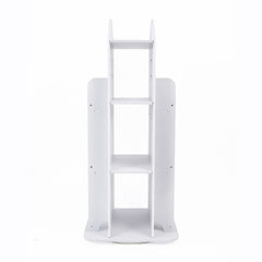 Rotating Bookcase Bookshelf Kid's Book Organiser Rack Wooden Castle Display Shelf
